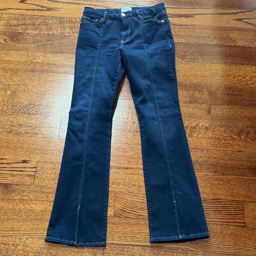 Frame Le mini boot split hem Jeans